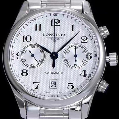 SA급 론진 남성용 마스터 L2.669.4.78.6 컬렉션 화이트 다이얼 오토매틱 무브먼트 LON0414 xx
