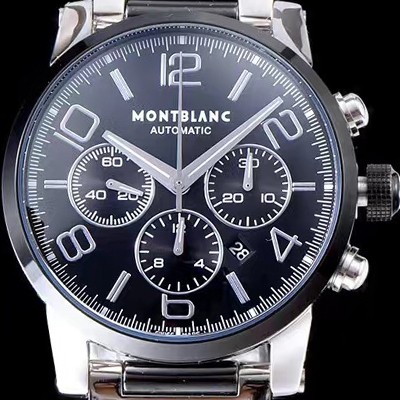 SA급 몽블랑 남성용 타임워커 크로노그래프 블랙 다이얼 오토매틱 무브먼트 MON42000 xx