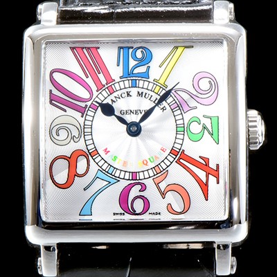 SA급 프랭크 뮬러 남성용 마스터 스퀘어 6000 K SC DT COL DRM V D 레이디 워치 크레이지 아워 다이얼 스위스 오토매틱 무브먼 FRA4434 xx