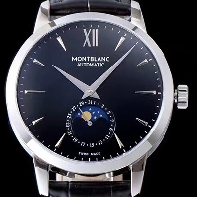 SA급 몽블랑 남성용 헤리티지시리즈 블랙 다이얼 오토매틱 무브먼트 MON42010 xx