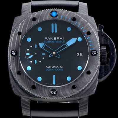 SA급 파네라이 남성용 서브멀시브 3데이즈 카보테크 PAM00960 오토매틱 OP XXXIV 타입 42mm 카본제질 블랙 다이얼 pan5217 xx