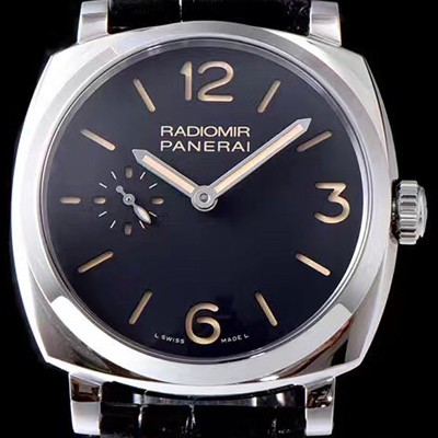 SA급 파네라이 남성용 라디오미르 컴포짓 3 데이즈 팸 532 파네리스티 기념 에디션 블랙 다이얼 PAN1225 xx