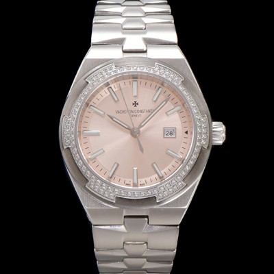 SA급 바쉐런 콘스탄틴 여성용 오버시즈 4605V200A-B971 오토매틱 무브먼트 35mm 핑크 다이얼 vac1140 xx