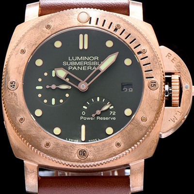 SA급 파네라이 남성용 서브머시블 PAM00507 오토매틱 Cal.P9000 무브먼트 다크그린 다이얼  PAN1221 xx