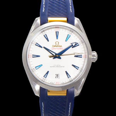 SA급 오메가 남성용 씨마스터 220.12.41.21.02.004 아쿠아테라 150m 마스터 코-액시얼 라이더 컵 41mm 오토매틱 Cal.8900 타입 실버 다이얼 omg20239 xx