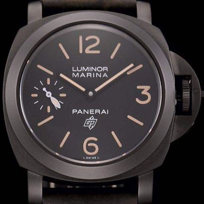 SA급 파네라이 남성용 루미너 마리나 팸005`K` 블랙다이얼 PAN1224 xx