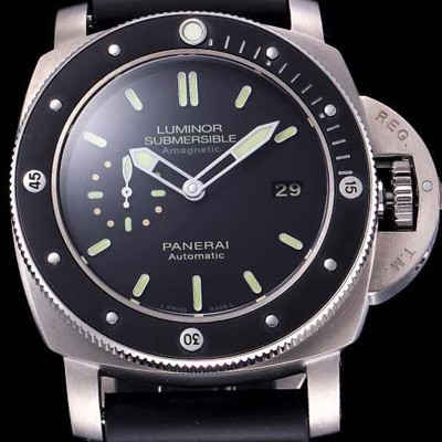 SA급 파네라이 남성용 서브머시블 pam00389 오토매틱 Cal P.9000 무브먼트 블랙 다이얼 PAN1208 xx