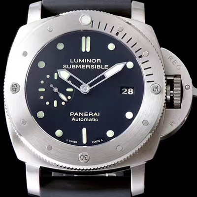SA급 파네라이 남성용 서브멀시브 3데이즈 PAM00305 오토매틱 Cal.P.9000 무브먼트 블랙 다이얼 PAN0410 xx