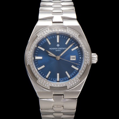 SA급 바쉐런 콘스탄틴 여성용 오버시즈 4605V200A-B971 오토매틱 무브먼트 35mm 블루 다이얼 vac1141 xx
