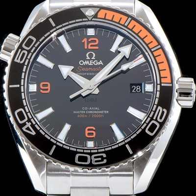 SA급 오메가 남성용 최신버전!! 시마스터 215.30.44.21.01.002 플래닛 오션600M 코-액시얼 마스터 크로노미터43.5MM 블랙 다이얼 오토매틱 무브먼트 OMG0550 xx