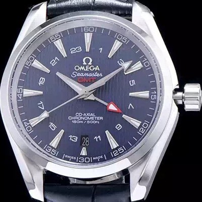 SA급 오메가 남성용 시마스터 지엠티 블루 다이얼 오토매틱 무브먼트 OMG0310 xx