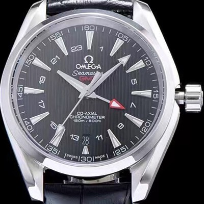 SA급 오메가 남성용 시마스터 지엠티 블랙 다이얼 오토매틱 무브먼트 OMG0320 xx