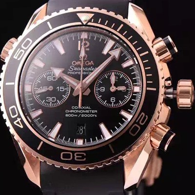 SA급 오메가 남성용 씨마스터 ETA-7750 오토매틱 무브먼트 블랙 다이얼 OMG0025 xx