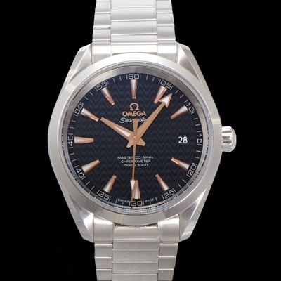 SA급 오메가 남성용 씨마스터 231.10.42.21.01.006 아쿠아테라 150M 마스터 코-액시얼 41.5MM 크로노미터 블랙 다이얼 오토매틱 무브먼트 omg20231 xx