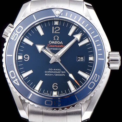 SA급 오메가 남성용 시마스터 코엑시얼 블루 다이얼 오토매틱 무브먼트 OMG0300 xx