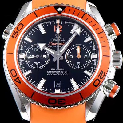 SA급 오메가 남성용 씨마스터 ETA-7750 오토매틱 무브먼트 블랙 다이얼 OMG0020 xx