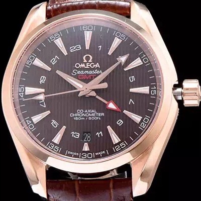SA급 오메가 남성용 시마스터 지엠티 브라운 다이얼 오토매틱 무브먼트 OMG0320 xx