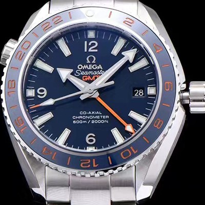 SA급 오메가 남성용 시마스터 코엑시얼 지엠티 블루 다이얼 오토매틱 무브먼트 OMG0310 xx