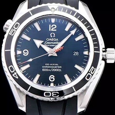 SA급 오메가 남성용 시마스터 007 블랙 다이얼 오토매틱 무브먼트 OMG0322 xx