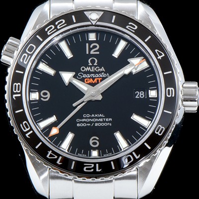 SA급 오메가 남성용 시마스터 플래닛 오션 코엑시얼 지엠티 블랙다이얼 OMG0040 xx