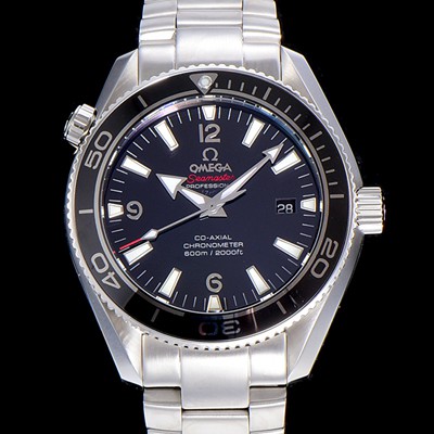 SA급 오메가 남성용 시마스터 222.30.42.20.01.001 플래닛 오션 600m 리미티드 에디션 블랙다이얼 OMG03673 xx