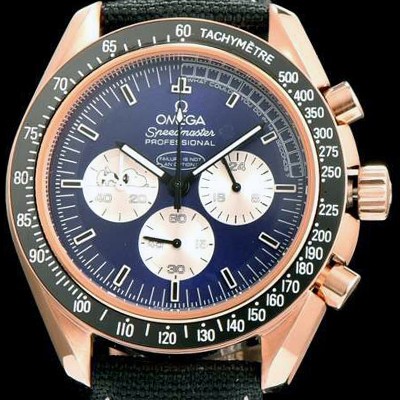 SA급 오메가 남성용 스피드마스터 311.32.42.30.04.003 18k 로즈골드 블랙 다이얼 스위스 정품 쿼츠 무브먼트 OMG00005 xx