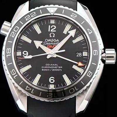 SA급 오메가 남성용 시마스터 플래닛 오션 코엑시얼 지엠티 블랙다이얼 OMG0005 xx