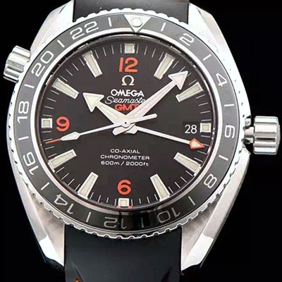 SA급 오메가 남성용 시마스터 플래닛 오션 코엑시얼 지엠티 블랙다이얼 OMG00002 xx