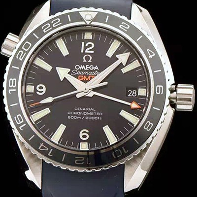 SA급 오메가 남성용 시마스터 플래닛 오션 코엑시얼 지엠티 블루다이얼 OMG0003 xx