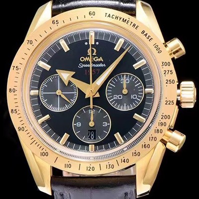 SA급 오메가 남성용 스피드마스터1957 블랙 다이얼 오토매틱 무브먼트 OMG0324 xx