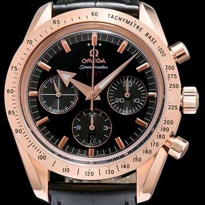 SA급 오메가 남성용 스피드마스터 1957 블랙 다이얼 오토매틱 무브먼트 OMG0340 xx