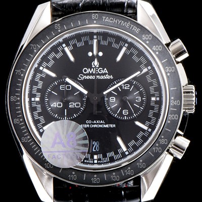 SA급 오메가 남성용 스피드마스터 311.33.44.51.01.001 레이싱 코-액시얼 마스터 크로노미터 타키미터 크로노그래프 블랙 다이얼 일본 수입산 쿼츠 무브먼트 OMG0001 xx