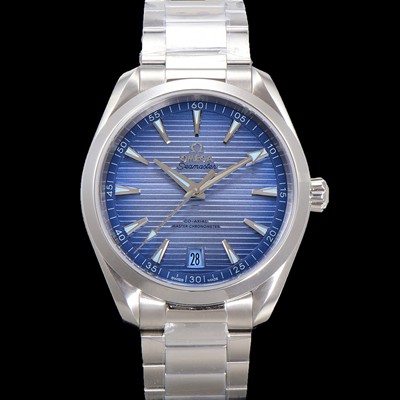 SA급 오메가 남성용 씨마스터 신제품 220.10.41.21.03.005 아쿠아테라 코-액시얼 41mm 오토매틱 Cal.8900 타입 메탈줄 썸머 블루 다이얼 omg20248 xx