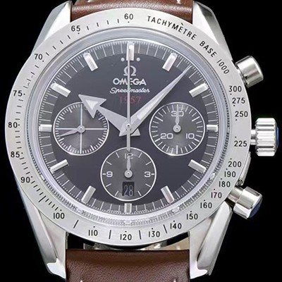 SA급 오메가 남성용 스피드마스터 1957 블랙 다이얼 오토매틱 무브먼트 OMG0340 xx