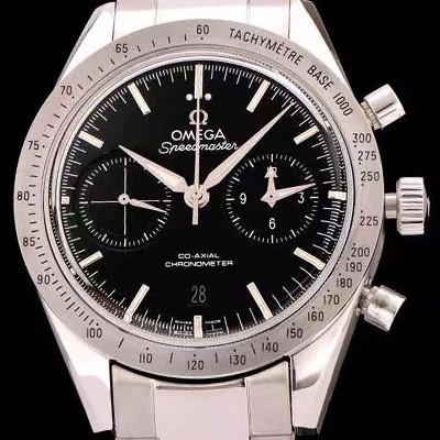 SA급 오메가 남성용 스피드마스터 크로노그래프 블랙다이얼 OMG0101 xx