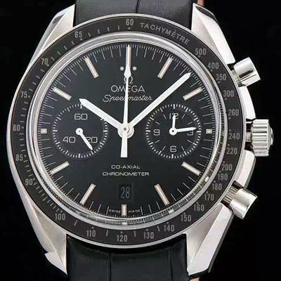 SA급 오메가 남성용 스피드마스터 크로노그래프 블랙다이얼 블랙베젤 OMG0101 xx