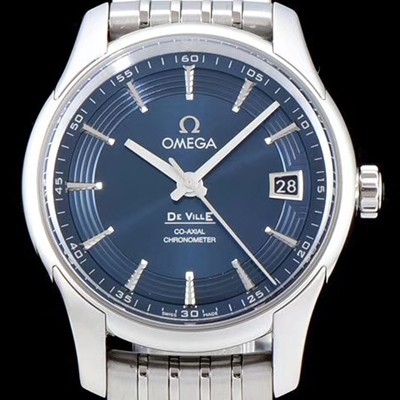 SA급 오메가 남성용 드빌 431.33.41.21.03.001 오토매틱 8500무브먼트 블루 다이얼 OMG0131 xx