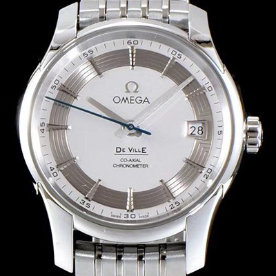 SA급 오메가 남성용 드빌 8500 오토매틱 무브먼트 화이트 다이얼 OMG0152 xx