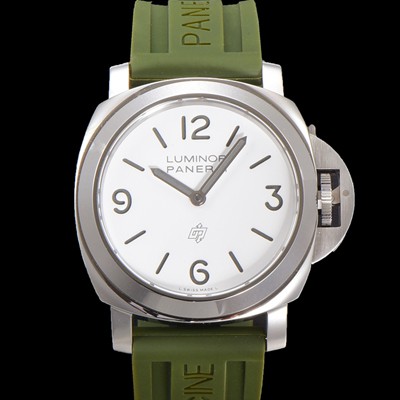 SA급 파네라이 남성용 루미노르 PAM01087 베이스 로고 오토매틱 6497-2 타입 44mm  우레탄 화이트 다이얼 pan5194 xx