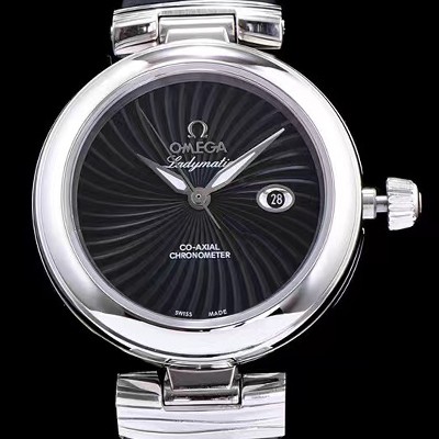 SA급 오메가 여성용 드빌 블랙 다이얼 오토매틱 무브먼트 OMG0005 xx