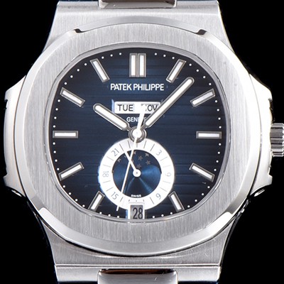 SA급 파텝필립 남성용 파텍필립 신형 노틸러스 데이데이트 문페이즈 블루 텍스쳐드 다이얼 기계식 자동형 무브먼트 PAT0134 xx