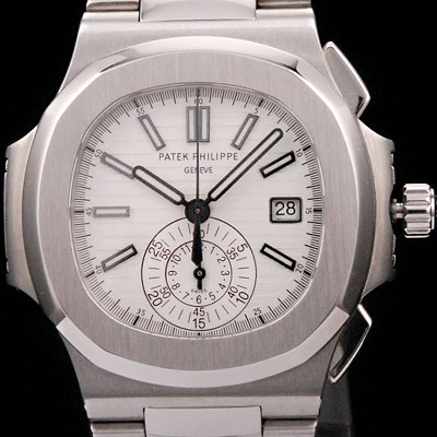 SA급 파텍필립 노틸러스 크로노그래프 화이트 다이얼 40.5mm PAT4210 xx