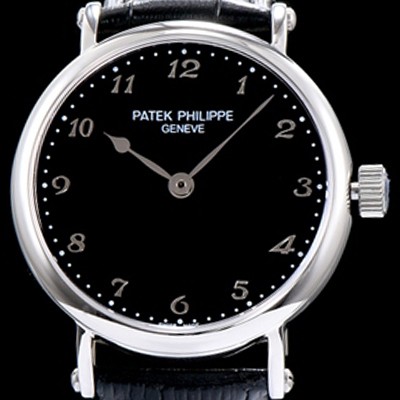 SA급 파텍필립 남성용 칼라드라바 블랙 다이얼 오토매틱 무브먼트 PAT0252 xx
