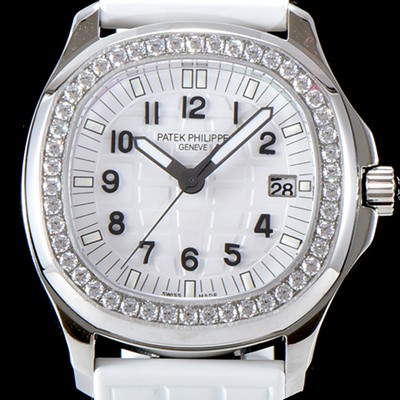 SA급 파텝필립 남성용 아쿠아넛 5067A-024 루체 시리즈 Upgrade!! 스와로브 다이아몬드 셋팅 베젤 3D 화이트 와플 다이얼 E23-250 S C 쿼츠 무브먼트 PAT0152 xx
