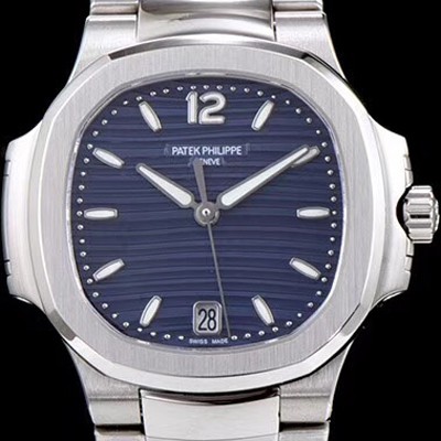 SA급 파텍필립 남성용 노틸러스 7018/1A-010 블루 다이얼 브레이슬릿 오토매틱 무브먼트 PAT40140 xx