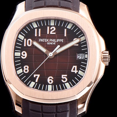 SA급 파텝필립 남성용 파텍필립 5167R-001 PF사 신형 아쿠아넛 모델!! 18K 로즈골드 브라운 텍스쳐드 다이얼 기계식 오토매틱 무브먼트 PAT0133 xx