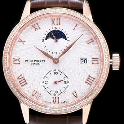 SA급 파텍필립 남성용 그렌드 컴플리케이션 화이트 다이얼 오토매틱 무브먼트 PAT0213 xx