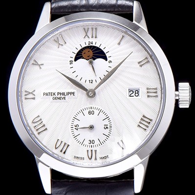 SA급 파텍필립 남성용 그렌드 컴플리케이션 화이트 다이얼 오토매틱 무브먼트 PAT0210 xx