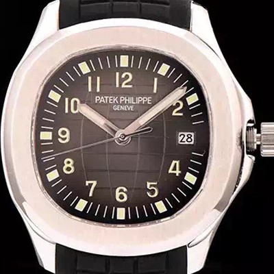 SA급 파텍필립 남성용 애쿼노트 아쿠아넛 졈보 스틸 시리즈 블랙 다이얼 PAT0400 xx