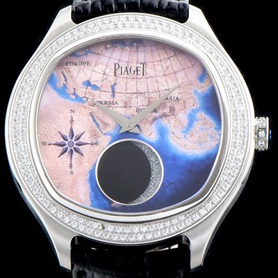 SA급 피아제 남성용 블랙-타이 BLACK -TIE G0A38569 퀸터센셜리 엠퍼라도 XL 최상급 쥬얼 다이아몬드 베젤 문페이즈 픽첼 다이얼 오토매틱 무브먼트 PIA4254 xx